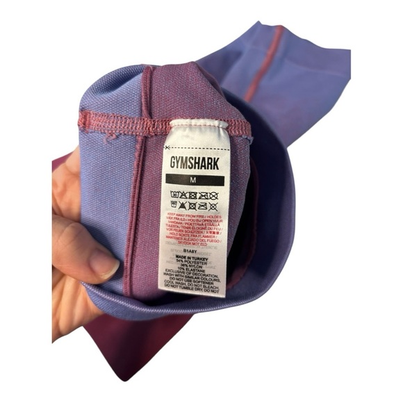 Gymshark Adapt Ombre Seamless Shorts pink/purple size medium - Picture 3 of 3